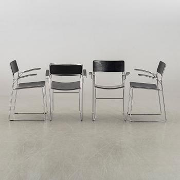 CHAIRS, 4 st, steel.