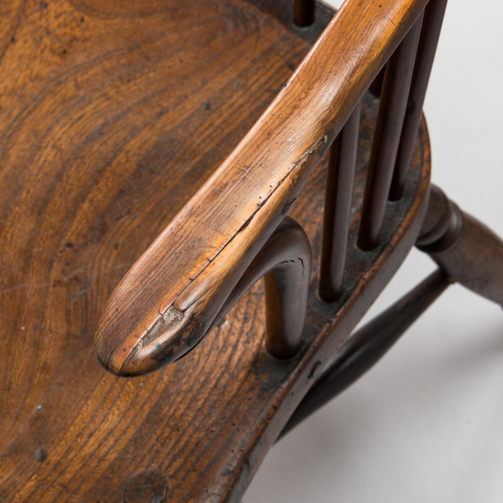 Four 'Windsor-chairs turn of 20th century.