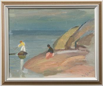 Hjalmar Grahn, 'Cliffs in the Evening Sun'.