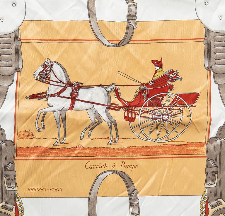 Hermès, scarf, “Carrick à Pompe”.