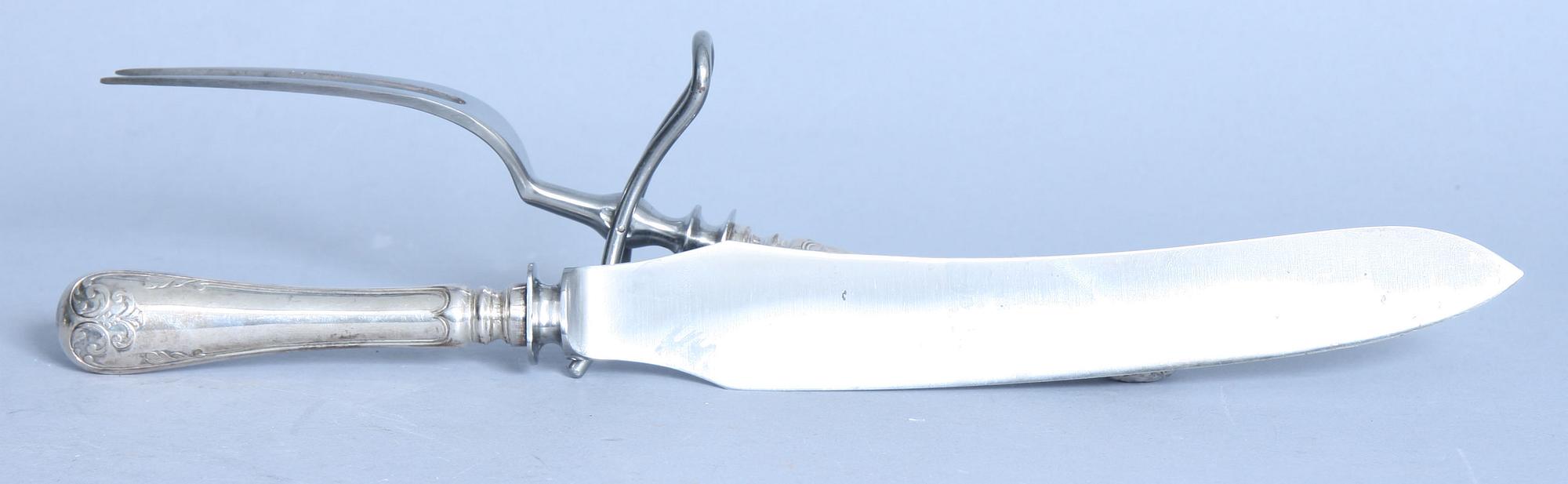 TRANSCHERBESTICK, 2 st, silver, "Gammal Fransk", 1917-1918.