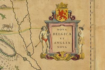 Johannes/Jean Blaeu, map/copper engraving, coloured.