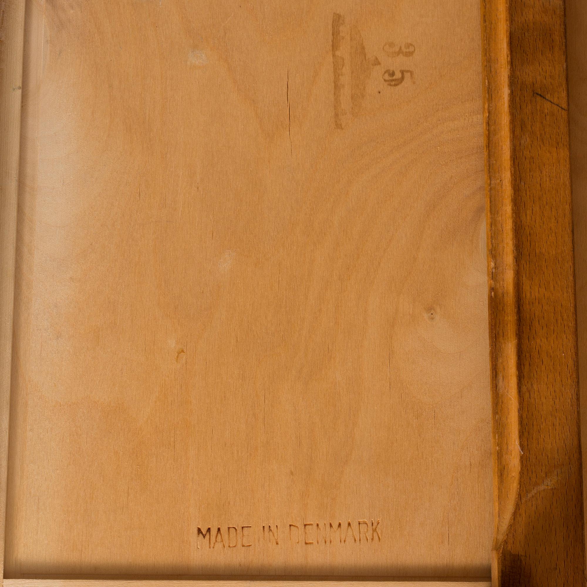 SEVERIN HANSEN, sängbord,  Haslev Møbelfabrik, Danmark, 1900-talets andra hälft.