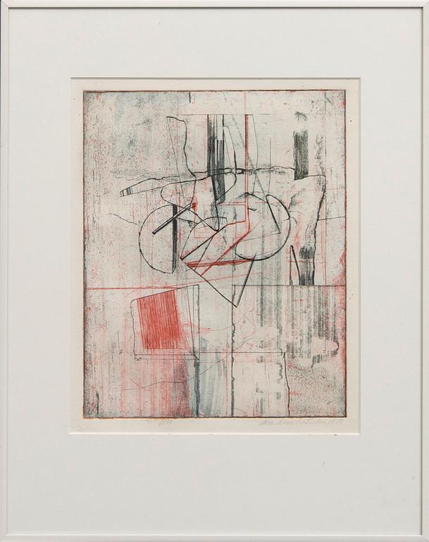 Anders Österlin, three serigraph, 3 pcs, signed dated and numbered 1979 71/125 1/10.