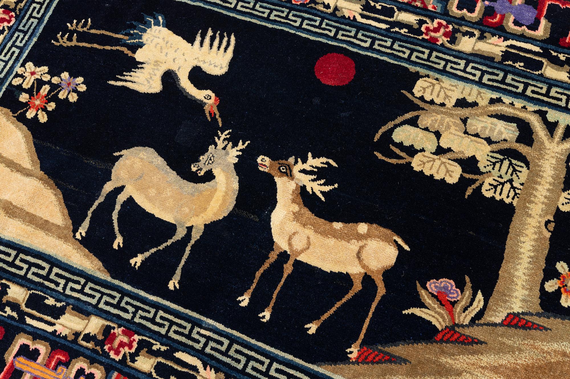 Carpet, China, approx. 124 x 205 cm.