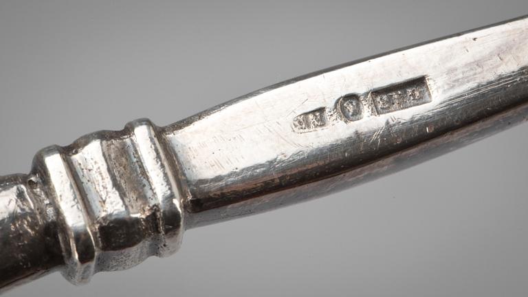 SOPPSLEV, silver,  GAB, Stockholm, 186?. Vikt ca 96 g.