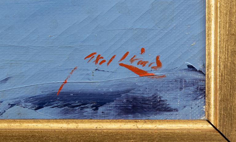 Axel Lind, Winter landscape.