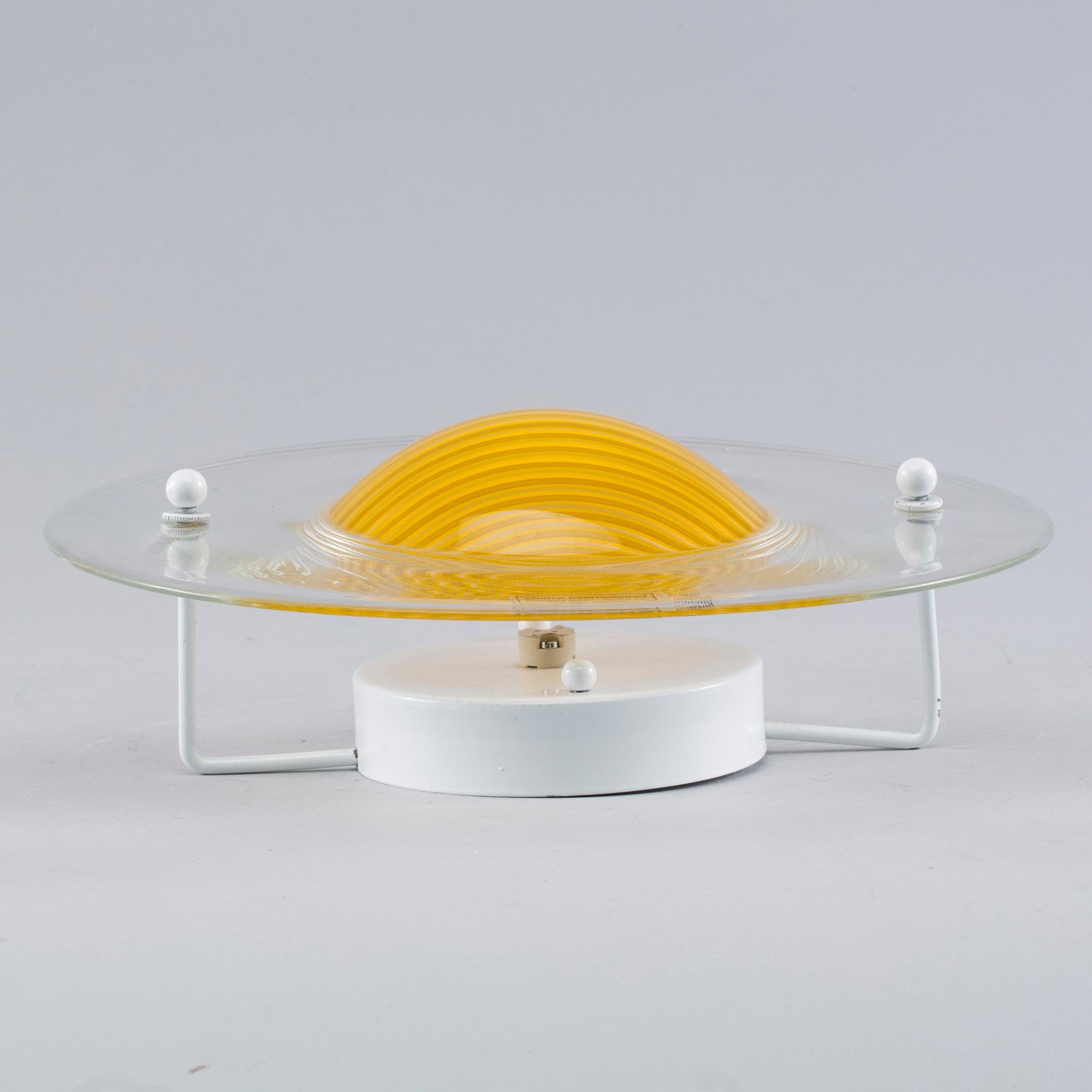 A LINO TAGLIAPIETRA "SATURNO" WALL LAMP FOR EFFETRE, 1980's.