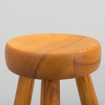INGVAR HILDINGSSON, an oak stool from I.H. slöjd, second half of the 20th Century.