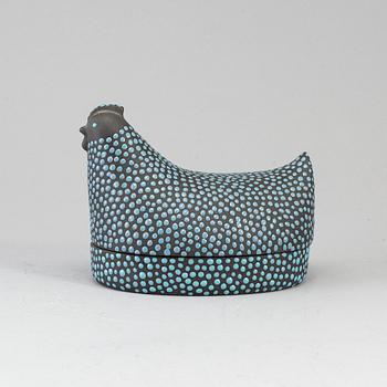 KAARINA AHO, keramik, "Munakana" (Ägghöna), Arabia. 1950-tal.