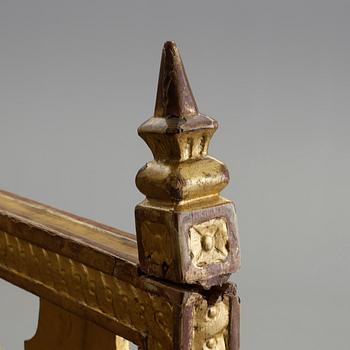 SOFFA, sengustaviansk, omkring år 1800.