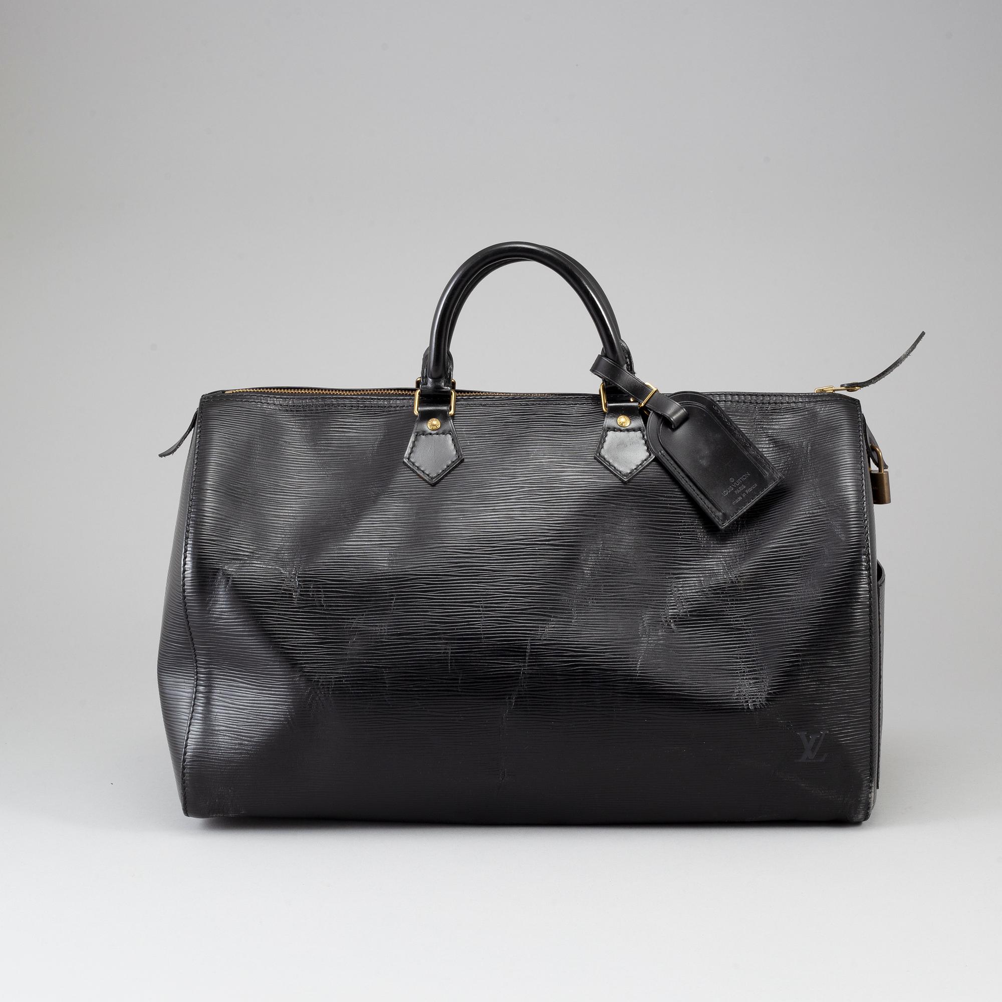 LOUIS VUITTON, 'Speedy 40 Epi'.