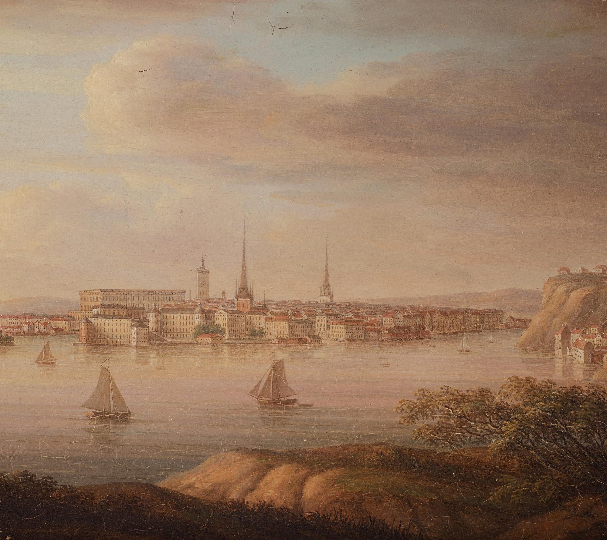 Fredric Werner (Verner), Overlooking Stockholm from Djurgården & from the West.