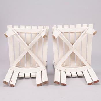 Alvar Aalto, Trädgårdsmöblemang, 5 delar, "Aurinko-serien", Artek 1900-talets.