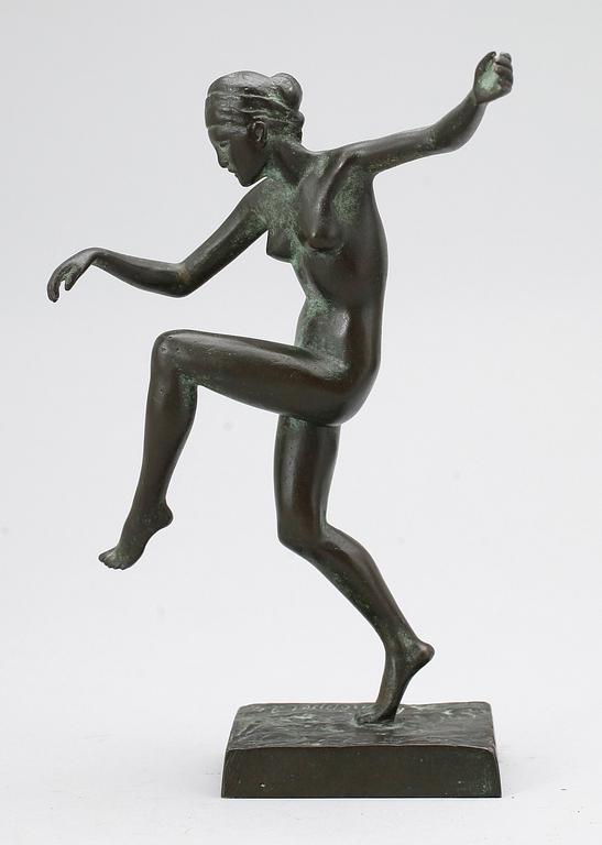 ARVID KNÖPPEL, skulptur, brons, signerad och daterad -24.