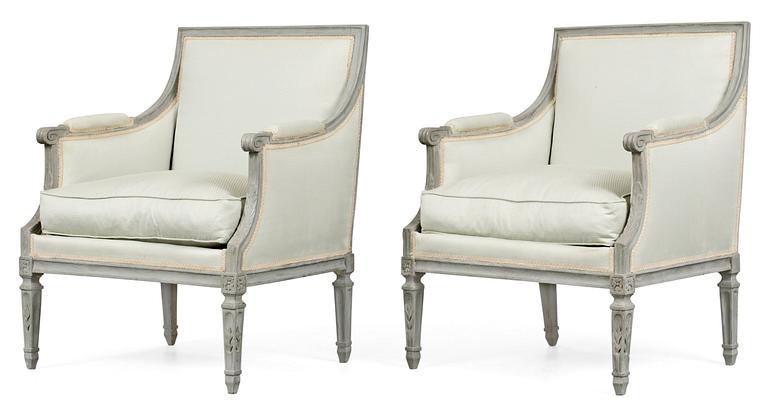 MARQUISER, ett par. Louis XVI, 1700-talets slut.