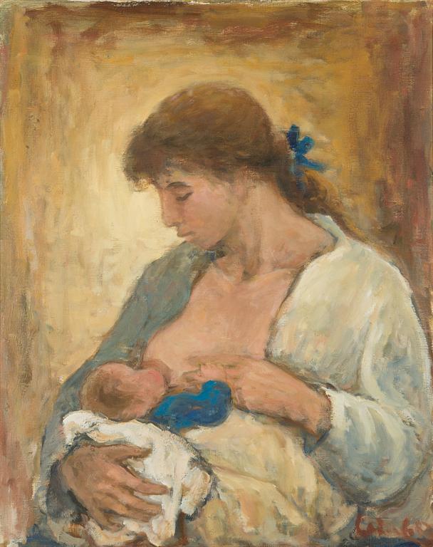 Olavi Laine, oil on canvas, signed.