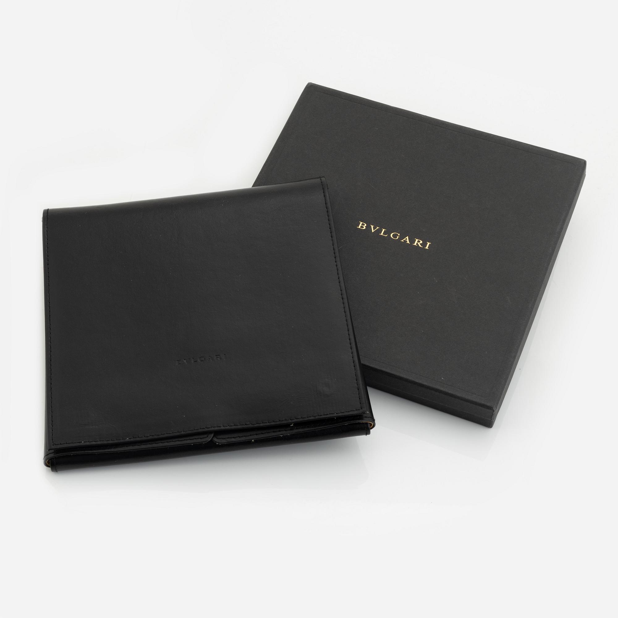 Bulgari, collier, 18K guld och stål, fyrklöver.
