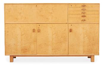 548. An Axel Larsson birch cabinet, Svenska Möbelfabrikerna, Bodafors, ca 1935.