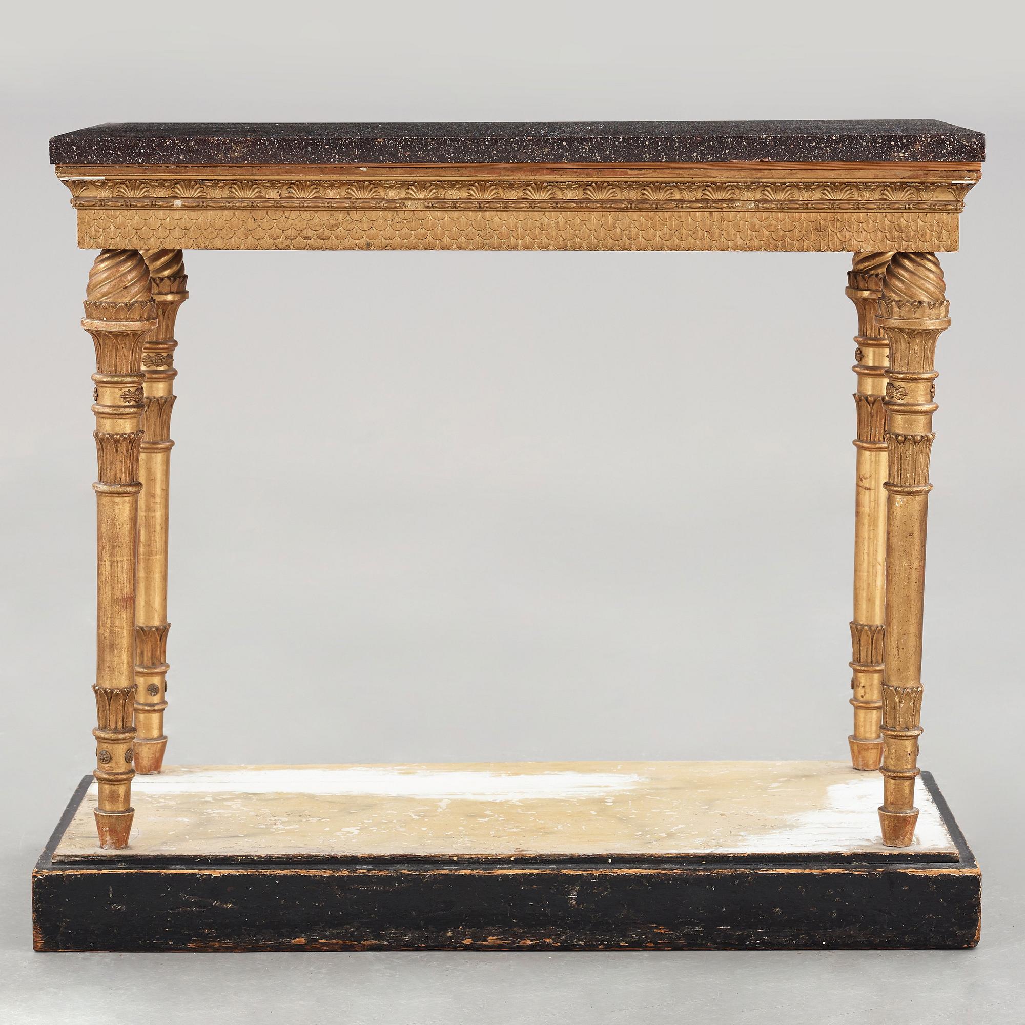KONSOLBORD, sengustavianskt, 1800-talets början.