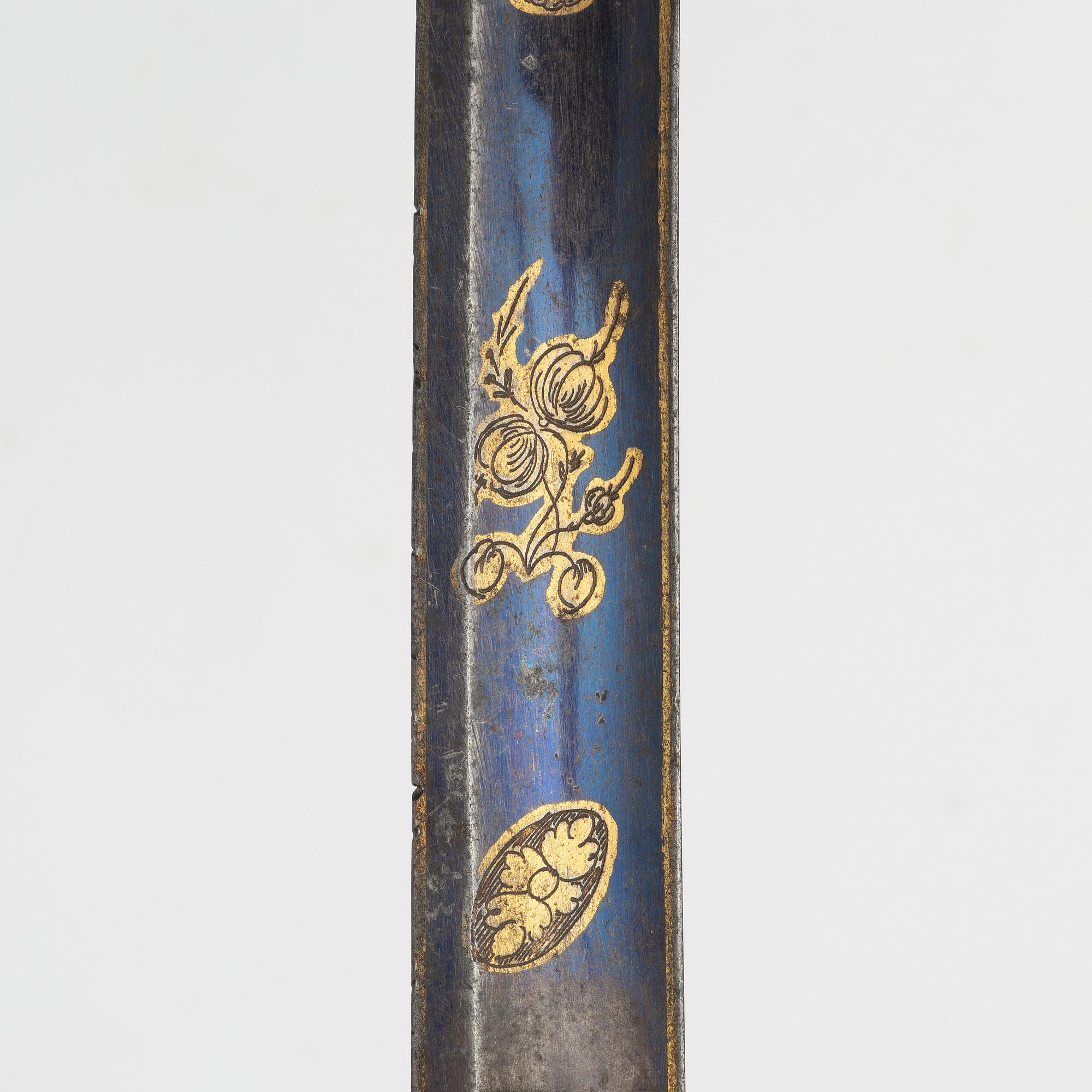 A  Swedish officer's sabre, second half of the 18th Century.