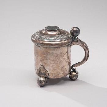 STOP, silver, Mellin, Helsingfors 1894. Vikt 294 g.