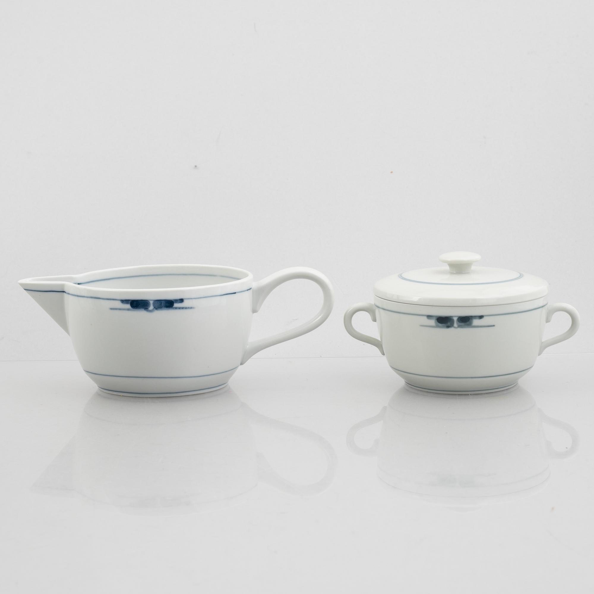 Gertrud Vasegaard, a 136-piece dinner service, 'Gemina', Royal Copenhagen, Denmark.