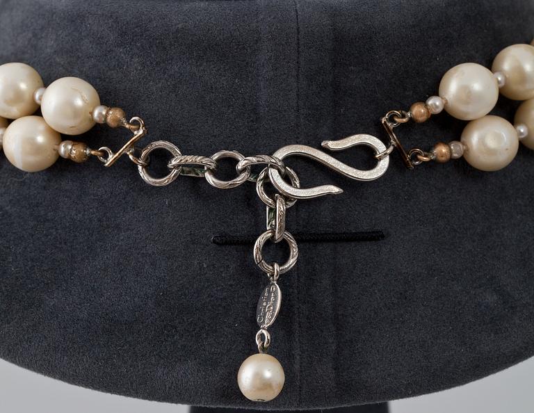 A 1958 Christian Dior necklace.