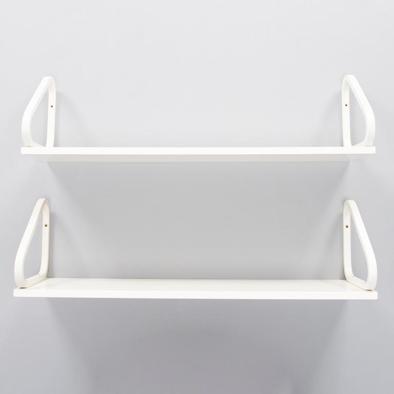 ALVAR AALTO,  Two late 20th century shelves for Artek.