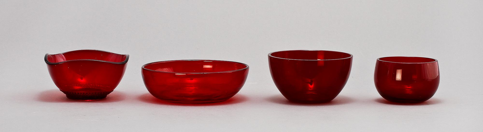 GLASSERVIS, 33 delar, Monica Bratt, Reijmyre, 1900-talets mitt.