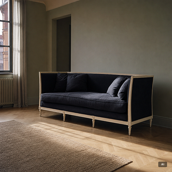 Oscar & Clothilde, sofa, Gustavian style, contemporary.