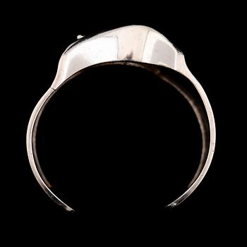 ARMRING, "Mannen från Mercurius" sterling silver, Björn Weckström Lapponia 1969. Vikt ca 76 g.