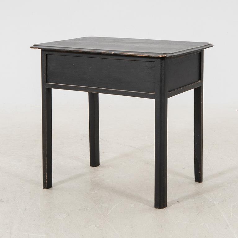 A painted table later part of the 20th century.