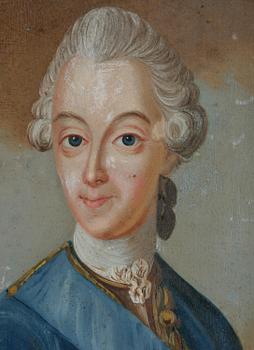 Lars Henning Boman, attributed to, "Gustav III" (1746-1792).