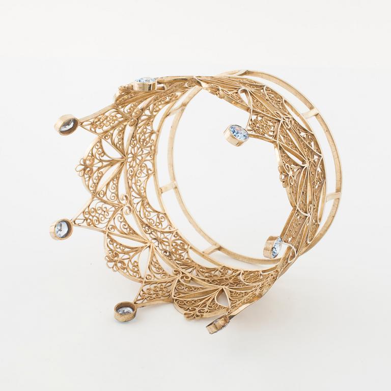 A bridal crown by Olav Kristensen, Göteborg, 1939.
