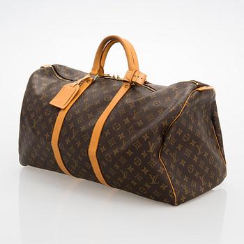Louis Vuitton, A Monogram canvas 'Keepall 55' Bag.