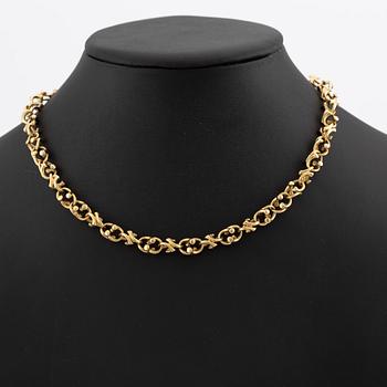 Necklace, Georg Jensen, "Magic", Regitze Overgaard, 18K gold with brilliant-cut diamonds.