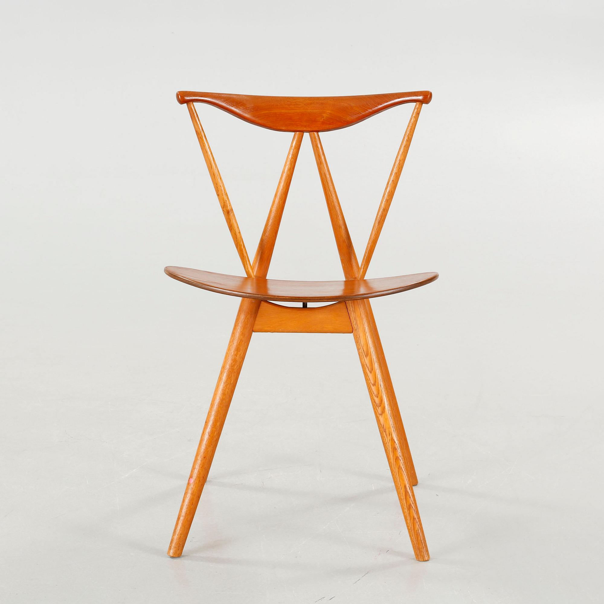 VILHELM WOHLERT, stol, "Piano chair", P. Jeppesen, Danmark, formgiven 1955.