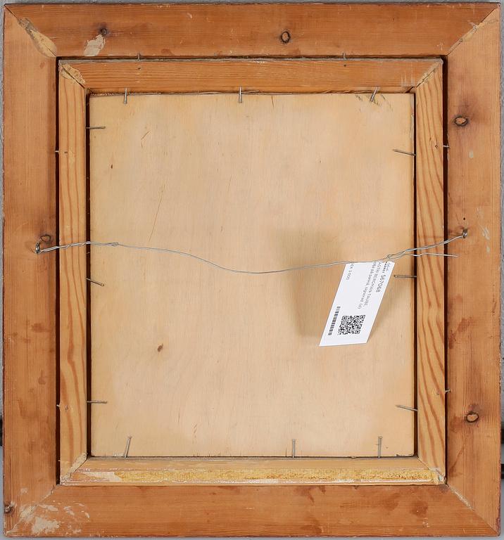 ASTRI BERGMAN-TAUBE, olja på pannå, signerad.