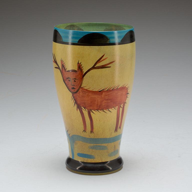 VAS, glas, Ulrica Hydman-Vallien, Kosta Boda, sign. och numrerad.