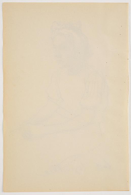 Lotte Laserstein, Girl with a wreath in her hair.