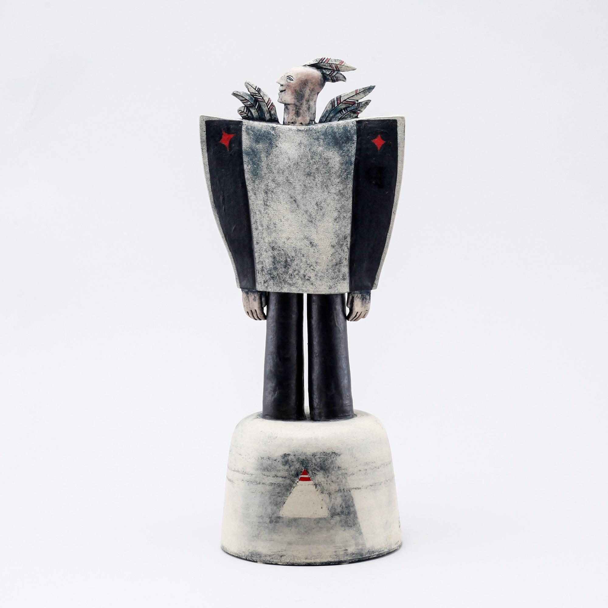 BJÖRN NYBERG, skulptur, keramik, signerad.