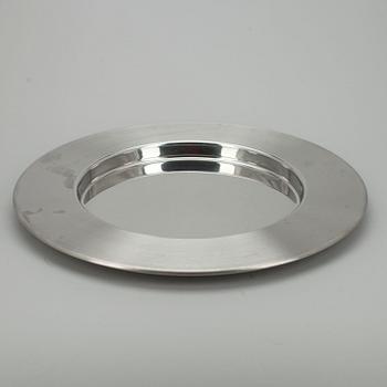SERVERINGSFAT, 3 st, "Sarpaneva Steel", stål, design Timo Sarpaneva, Iittala, formgiven 1971.