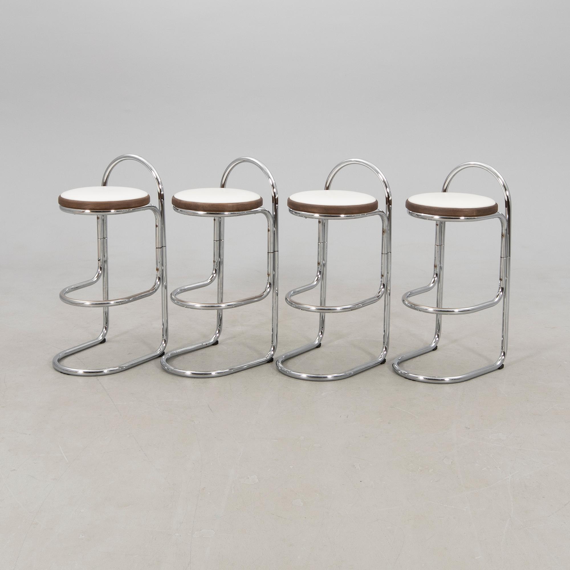 Barstolar 4 st, 1900-talets senare del.