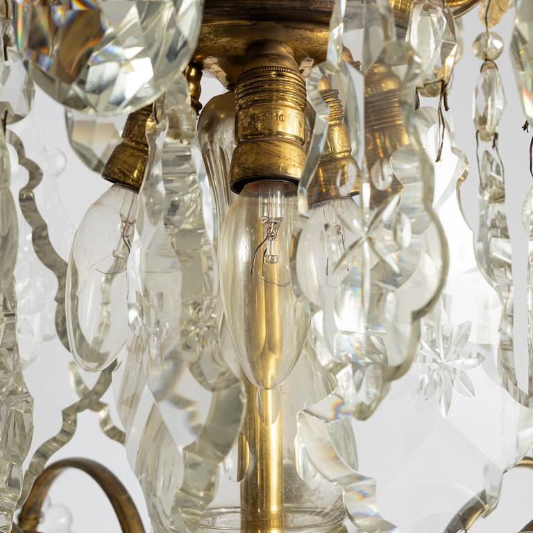 Chandelier, Baroque style, 20th century.