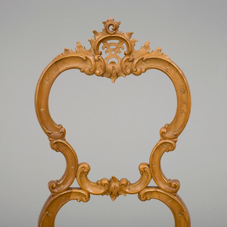 STOLAR, 5 st. Nyrokoko, omkring 1900. Myrstedt och Son, Stockholm.