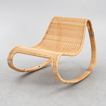 James Irvine, a 'Gunghult' rattan chair, IKEA.