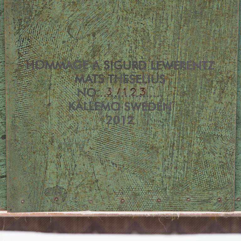 Mats Theselius, an "Hommage à Sigurd Lewerentz" armchair, ed. 3/123, Källemo, Värnamo, post 2012.