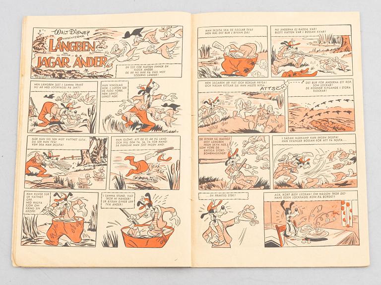 Comic book, "Donald Duck & Co", no. 1, 1948.