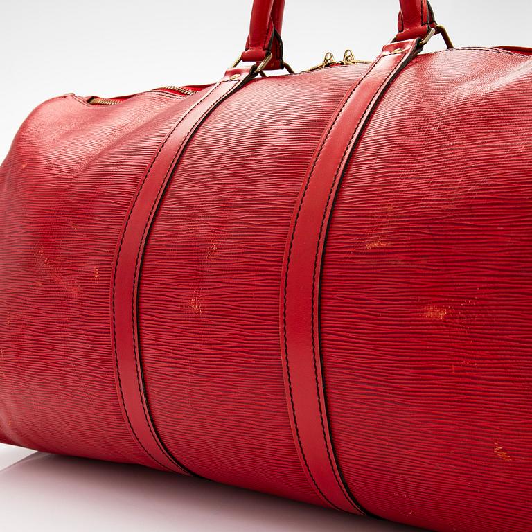 Louis Vuitton, weekendväska, "Epi Keepall 55".